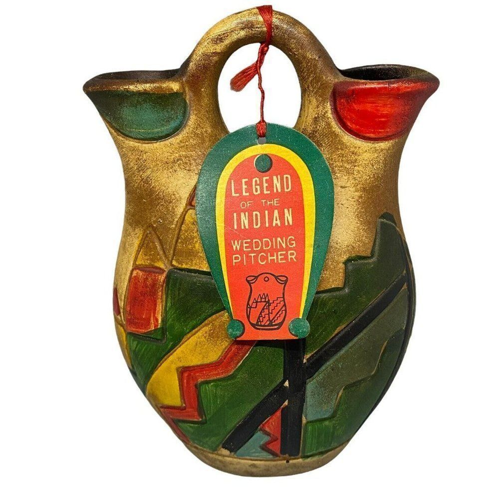 Legend‎ of the Indian Wedding Pitcher Southwest Vintage